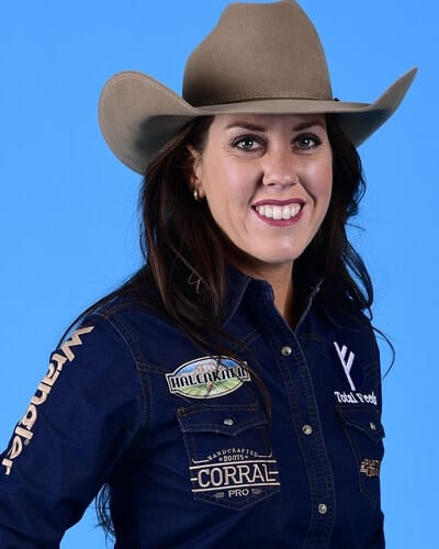 Nellie Miller – Cottonwood, Calif. ($154,611) 4-time WNFR qualifier 2017 World Champion