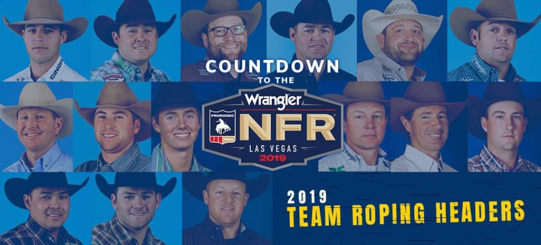 2019 Wrangler NFR Top 15 Team Roping Headers