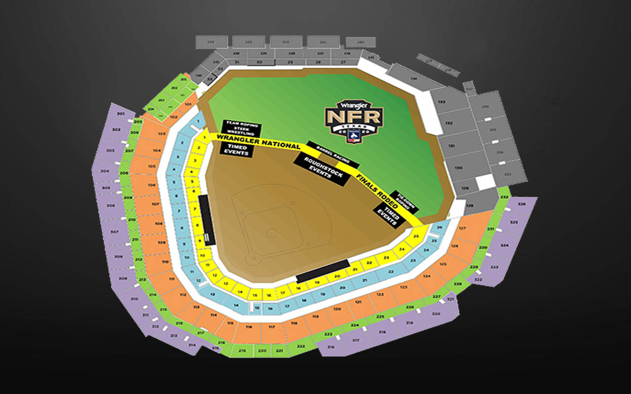 seating chart globe life field