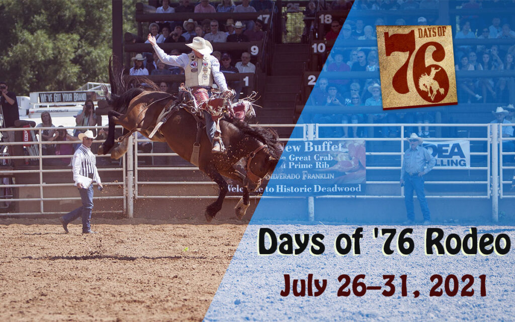 2021 Deadwood’s Days of '76 Rodeo Channel TV Coverage